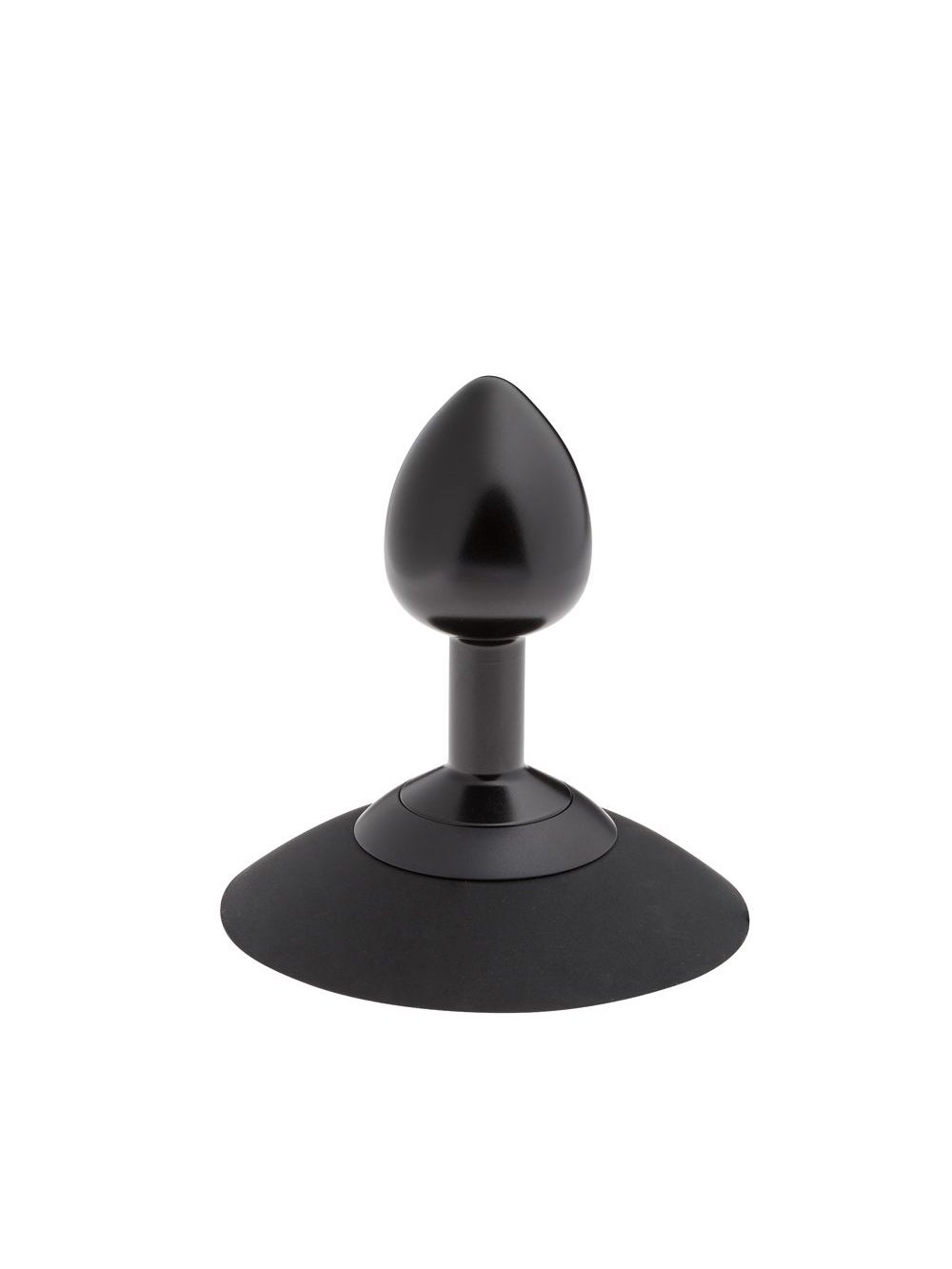 Plug Anal Ventouse en Aluminium Alu-Plug Noir Small