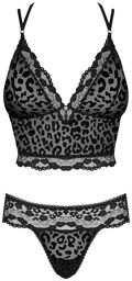 Giully top & panties noir Noir