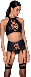 Nancy ensemble 3 pièces ouvert black Noir