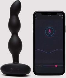 Chapelet Anal Vibrant Connecté Ridge Noir