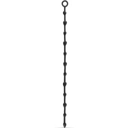 Chaîne de perles anales longue de 105 cm - Noir
