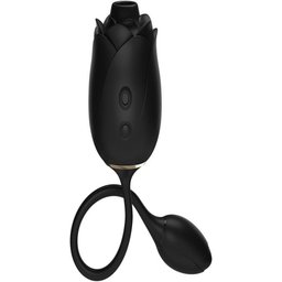 - Blushing Rose Vibration et Succion Point G - Noir