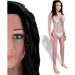 Poupée gonflable réaliste brune vagin anus Jessica
