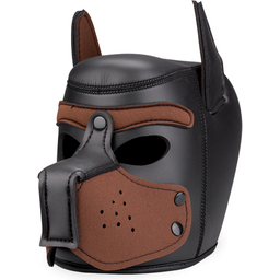 Cagoule de chien en néoprène museau coloré Puppy Play Kinky