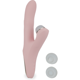 Vibromasseur rabbit rotatif et 3 becs stimulants Absolute