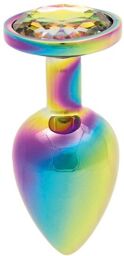 Plug bijou arc-en-ciel M